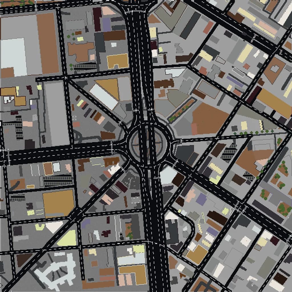 Vista aérea: Lima como mundo de Minecraft
