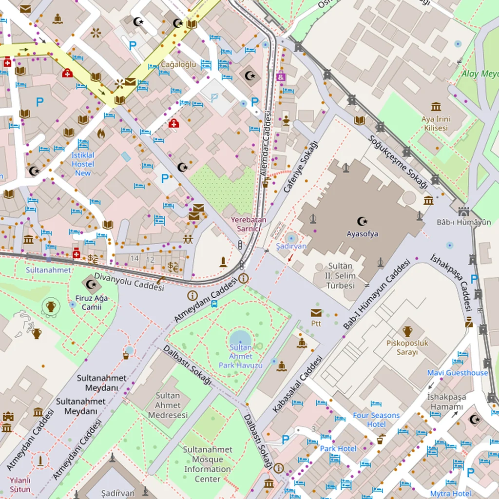 Real-world map of Istanbul